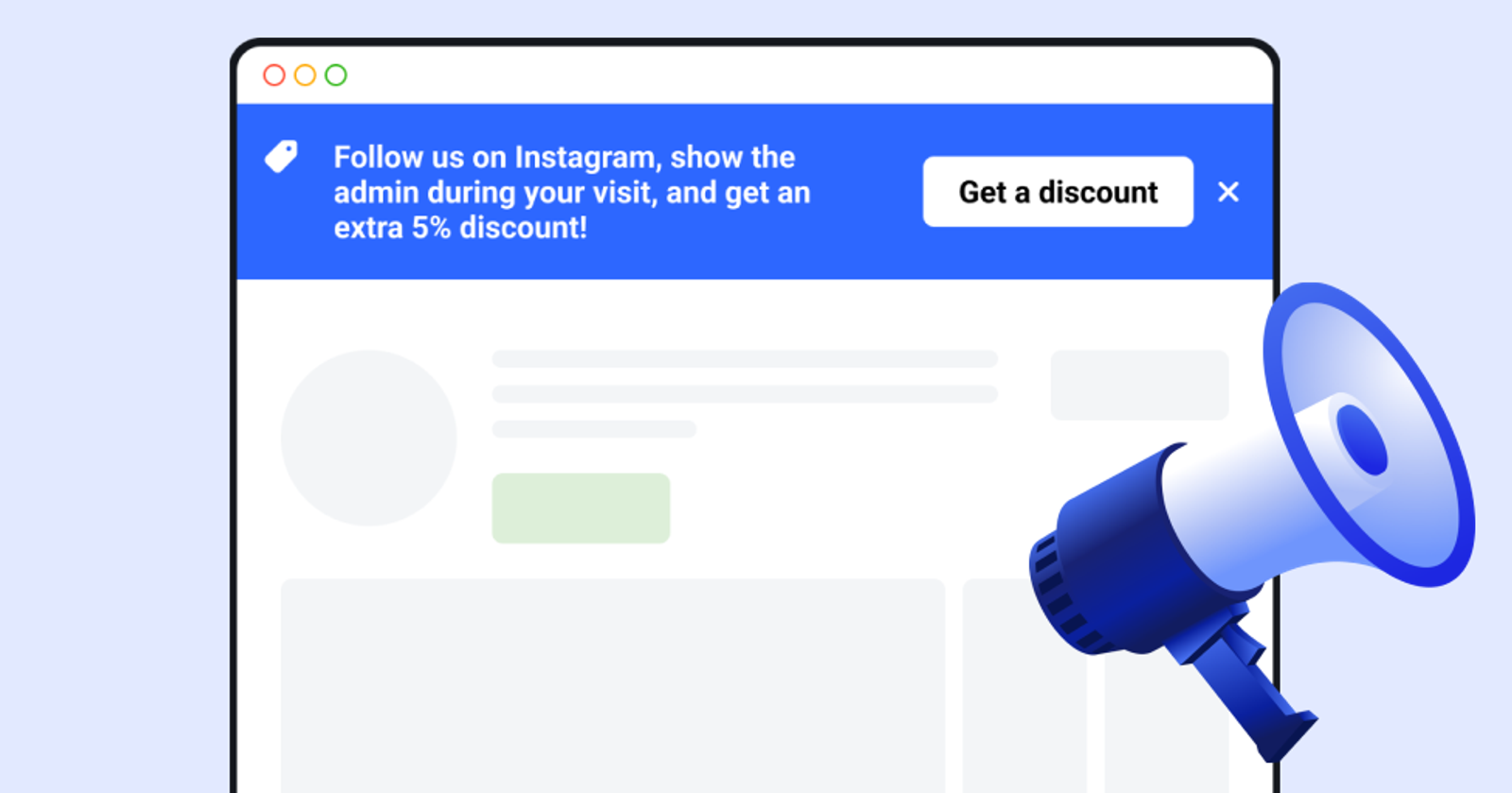 ⚡ Promopanel för din webbplats